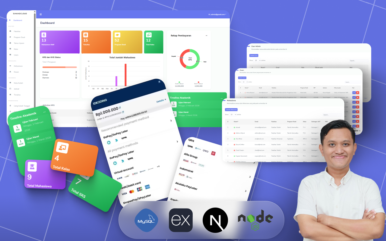 Kelas Full Stack JavaScript MERN 2026: Sistem Informasi Akademik di BuildWithAngga